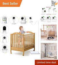 Baby Monitor Floor Stand Metal Adjustable Height Universal Mount Nursery Secu...
