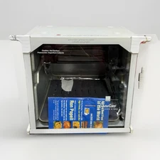 Ronco Showtime Rotisserie & BBQ Oven Model 4000 White Full Size EUC Works/Tested