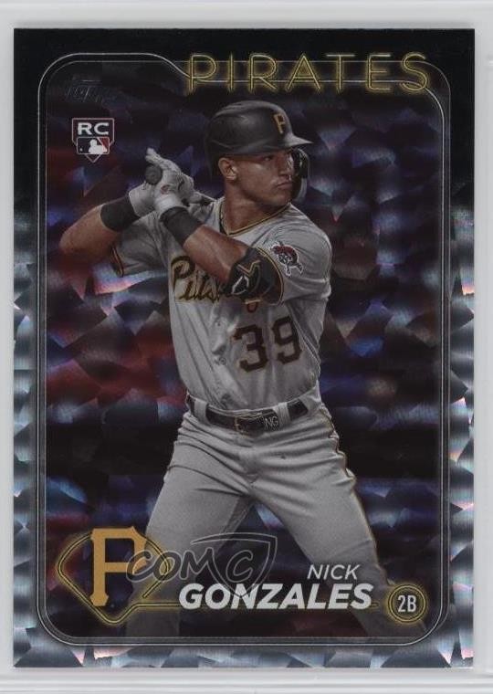 2024 Topps Series 1 Silver Crackle Foil Nick Gonzales #168 0qc2