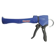 WESTWARD 13J315 Dripless Caulk Gun,Plastic,Black/Blue 13J315