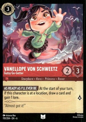 Vanellope von Schweetz - Gutsy Go-Getter 110/204 Azurite Sea Regular