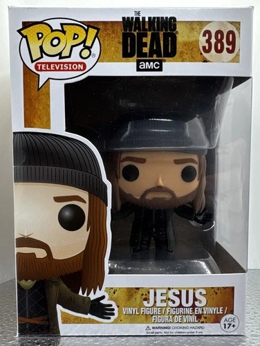Funko Pop Jesus #389 AMC The Walking Dead Collectible Figure Vaulted