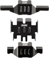 INJORA Skid Plate Chassis Armor Front and Rear Axle Protector Stainless... 