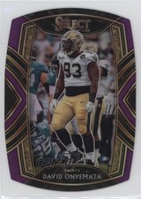 2020 Panini Select Club Level Purple Prizm Die-Cut David Onyemata #299 0w6