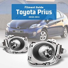 Fog Lights For 2010-2011 Toyota Prius 2PCS OEM Replacement Set with Switch