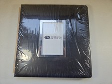 NEW Creative Memories 12 x 12" Scrapbook Album Coverset Black with Silver Frame