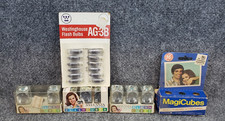 VTG LOT - Westinghouse Flashbulbs AG-3b - GE Magicubes Sylvania Flash Cubes