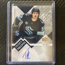 2023-24 Upper Deck Premier Precipice Auto #PPR-TK Tye Kartye - Seatle Kraken