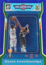 2020-21 Donruss Optic Air Defense Purple #1 Giannis Antetokounmpo Card