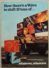 VOLVO F6 TRUCK Commercial Vehicle Sales Publicity Brochure Oct 1982 #RSPF6 10/82