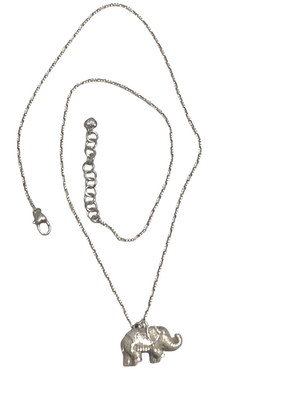 Brighton ''ELPHY'' Elephant Pendant Necklace Silver ECU