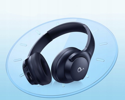 Słuchawki bezprzewodowe SOUNDCORE Q20i ANC BLUETOOTH 5.0 60H BASSUP BLUE - Zdjęcie 9 z 12