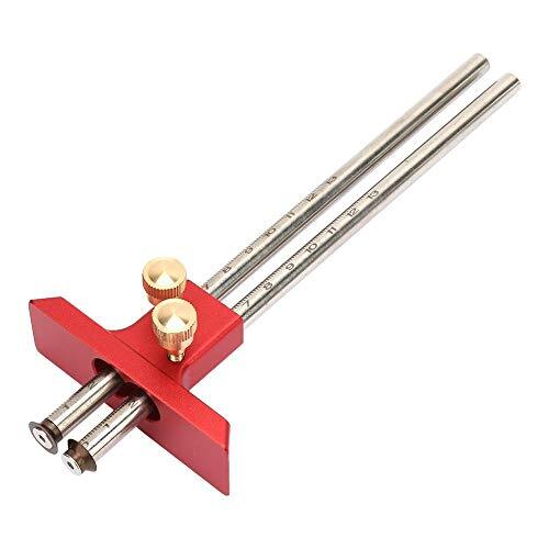 Double Head Scriber Stainless Steel Woodworking Marking Gauge Wood Scribing 