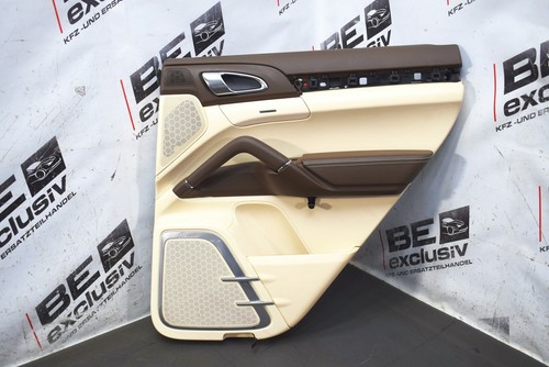 PORSCHE Cayenne Turbo 958 92A LEDER Türverkleidung hinten rechts Tür 95855530225