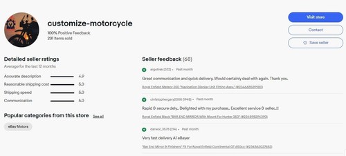 Royal Enfield "Bullet & Classic UCE" Silver "Sumpguard" - Picture 10 of 10