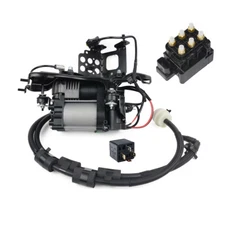 Air Suspension Compressor Pump Kit For Ram 1500 Jeep Grand Cherokee V6 V8 11-19