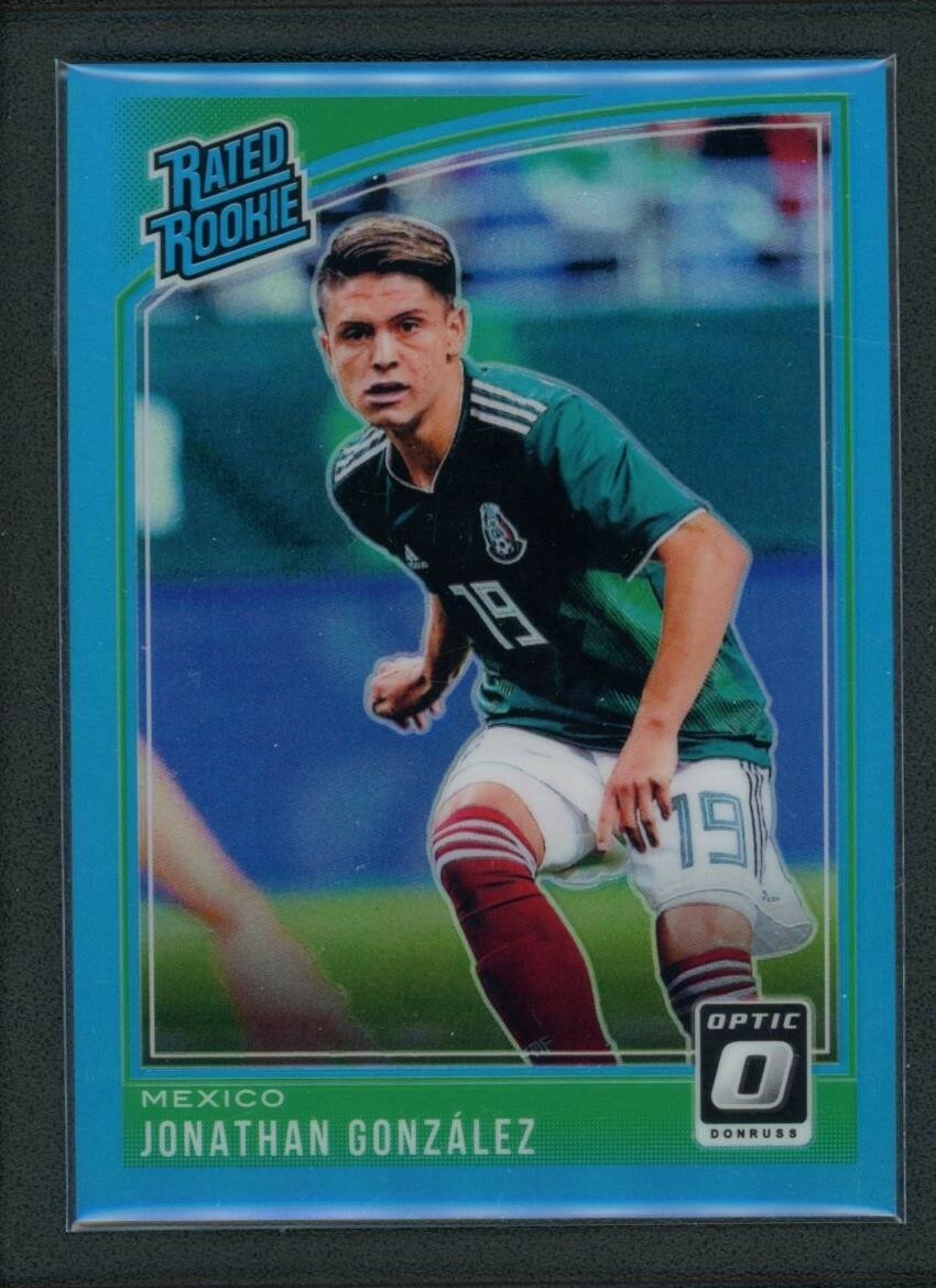 2018-19 JONATHAN GONZALEZ 073/149 PANINI DONRUSS OPTIC BLUE RATED