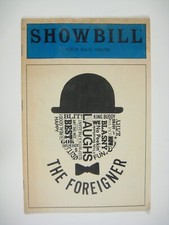 Spettacolo teatro Astor Place vintage anni 80 Lo straniero Larry Shue INDOSSARE