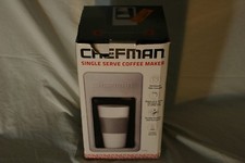 Chefman RJ14-M-S - Grey Stainless Steel Single Serve Coffee Maker Gray