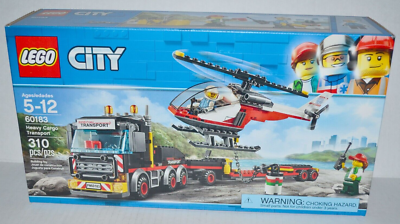 LEGO City Heavy Cargo Transport (60183) Truck Helicopter Building