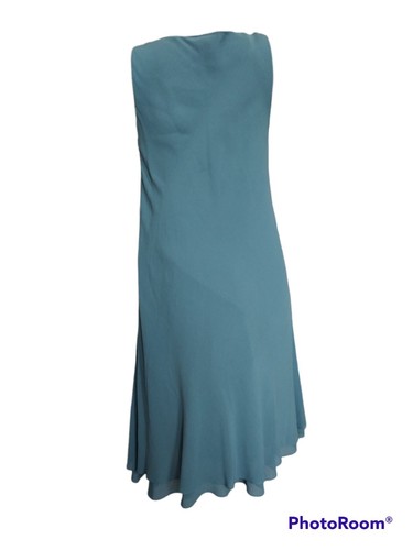 Eileen Fisher Womens M Sleeveless Slip Silk Shift Knee Dress Career to Evening - Picture 8 of 11