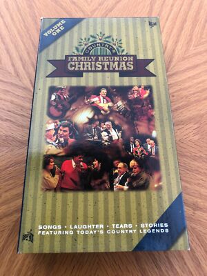 Country's A Family Reunion Christmas VHS VCR Video Tape Used Volume One