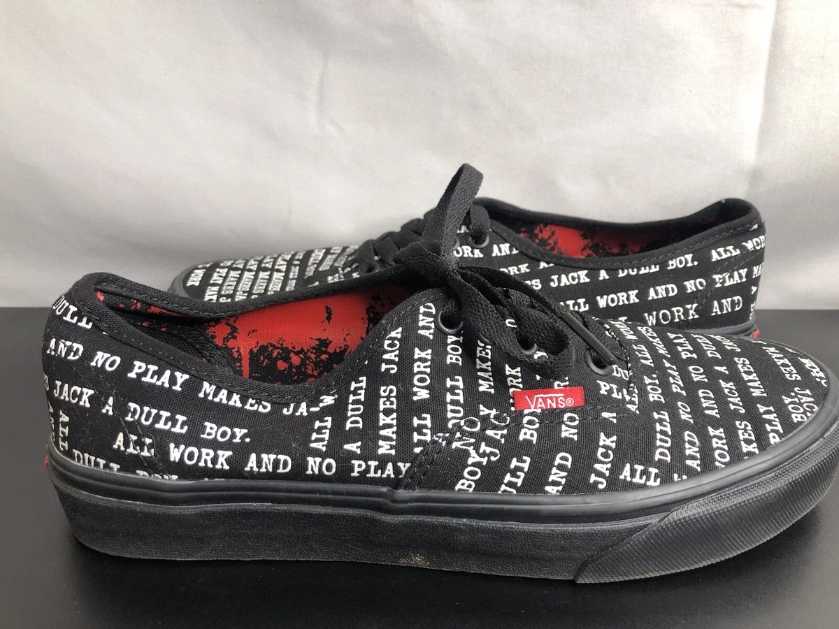 Vans authentic top all black ebay