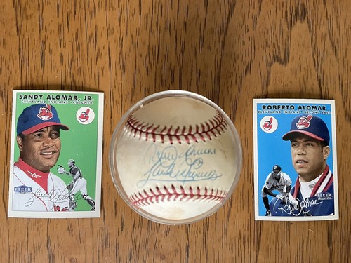 ROBERTO & SANDY ALOMAR BROTHERS Signed Rawlings Official MLB Baseball AUTO - Picture 4 of 4