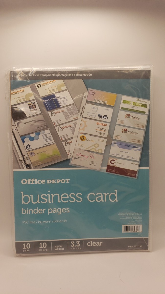 Image 10 for Office Depot Business Card Template