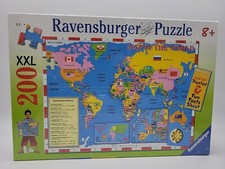 Ravensburger Puzzle 200XXL No. 12 748 1 Vintage 2005 NEW Sealed. World Map