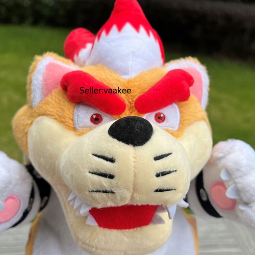 8 Estilos Juguete de Peluche Super Mario Gato Oscuro Seco Rey Bowser's Fury Bowser Muñeca Koopa - Imagen 4 de 53