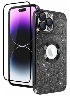 Bitobe Designed For I Phone 14 Pro Max Case With Screen Protector , Clear Black