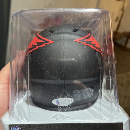 Isaiah Simmons signierter Eclipse Alt Mini-Helm Beckett - Bild 2 von 2
