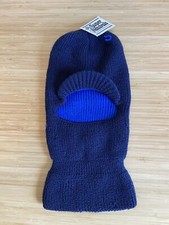 Vintage Knit Robber Ski Mask 1 Hole Balaclava With Brim 80s 90s