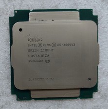 Intel Xeon E5-4669 V3 SR22M 18-Core 9.60GT/s 45MB 2.10GHz LGA-2011 CPU processor