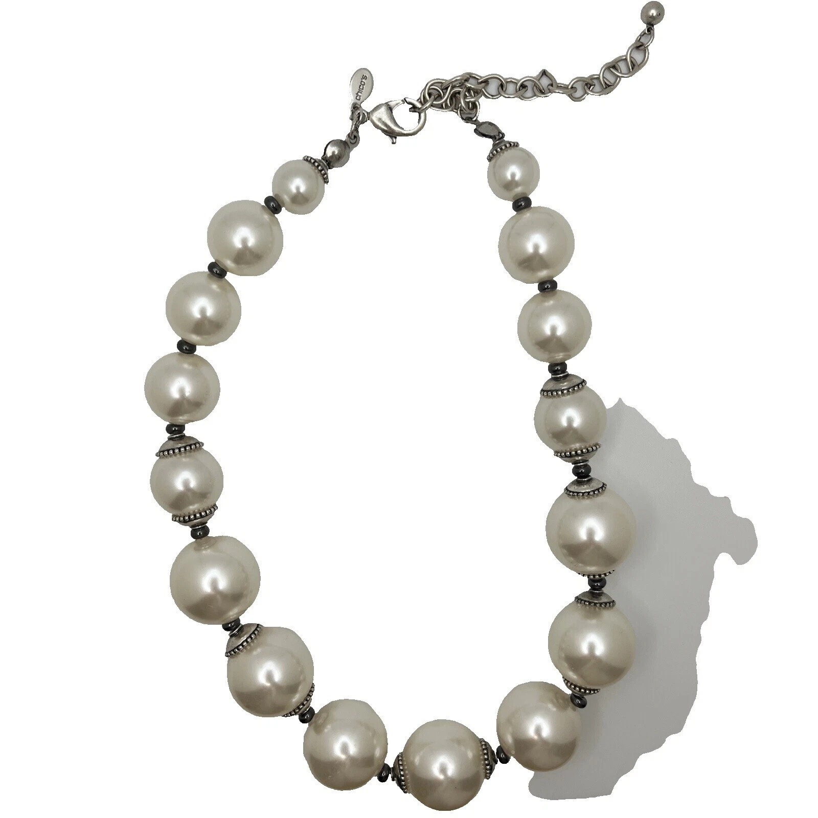 Joyería de Moda Perlas Blancas Chico's