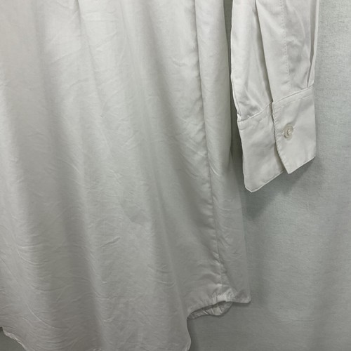 Soft Surroundings Blouse White Double Wired Collar Pleats Embroidery Buttons S - Picture 10 of 11