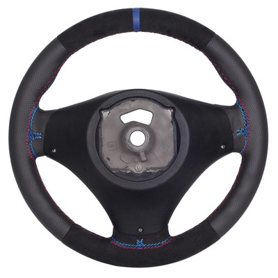 Volant Cuir/alcantara Pour BMW Série 1 E87 - Neuf Reconditionné - 10-178