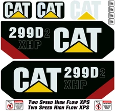 Fits Caterpillar 299D2 XHP SKID STEER 3M VINYL / FREE SHIPPING