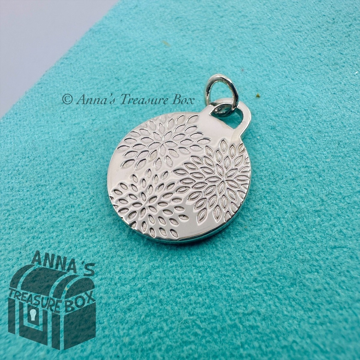 Tiffany & Co. 925 Silver Go Women Marathon 2018 Fireworks Flower