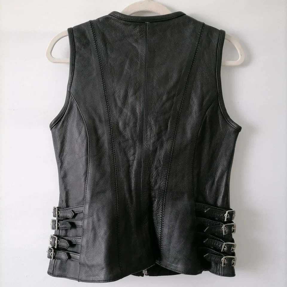 NWT True Element Womens Black Side Buckle Motorcycle Riding Jacket Size Small - Image 2 of 4