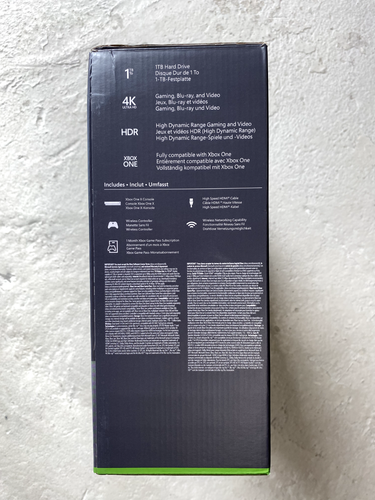 Consola XBOX One X 1TB solo caja negra - PAL - solo caja e insertos - Imagen 4 de 4