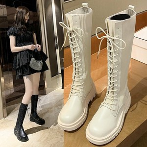 strappy combat boots