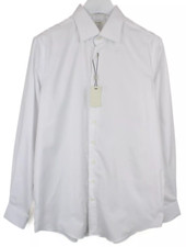 SUITSUPPLY Traveller Slim Fit Formal Shirt Men's UK 41 Buttons White