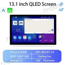 13.1" Android 12 for Toyota Prado 120 2003 09 Car Stereo Radio GPS NAVI 4G 4 64