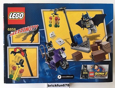 （にしー）チャップアップセット Lego Superheroes 6858 Catwoman Catcycle Chase set New In Factory