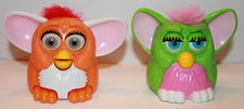 2 FURBYs 1998 McDonalds Happy Meal Toy Interactive 3"