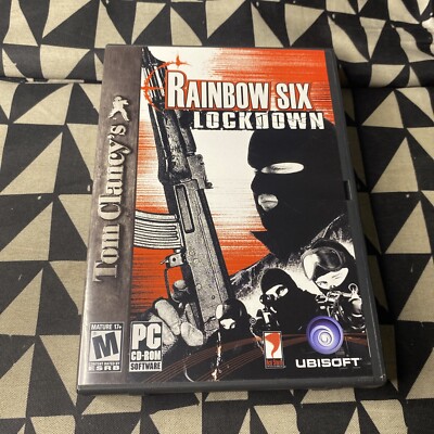 Tom Clancy's RAINBOW SIX LOCKDOWN (2006; 5 PC DVD-ROMs Video Game Plus Booklet)