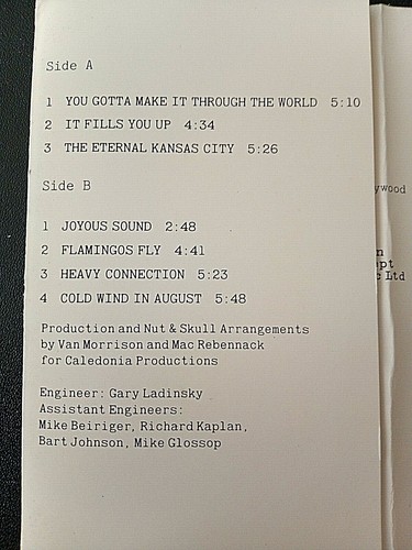 Van Morrison - A Period of Transition - Polydor - 1977 - (Cassette Album) - Picture 4 of 4