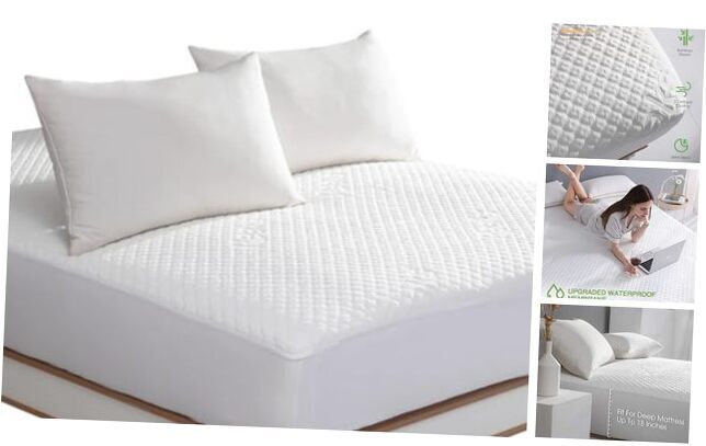 Size Waterproof Mattress Protector Rayon from Bamboo Cooling King Original